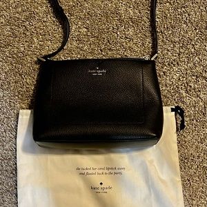 NWT Kate Spade Black Harlow Crossbody Purse